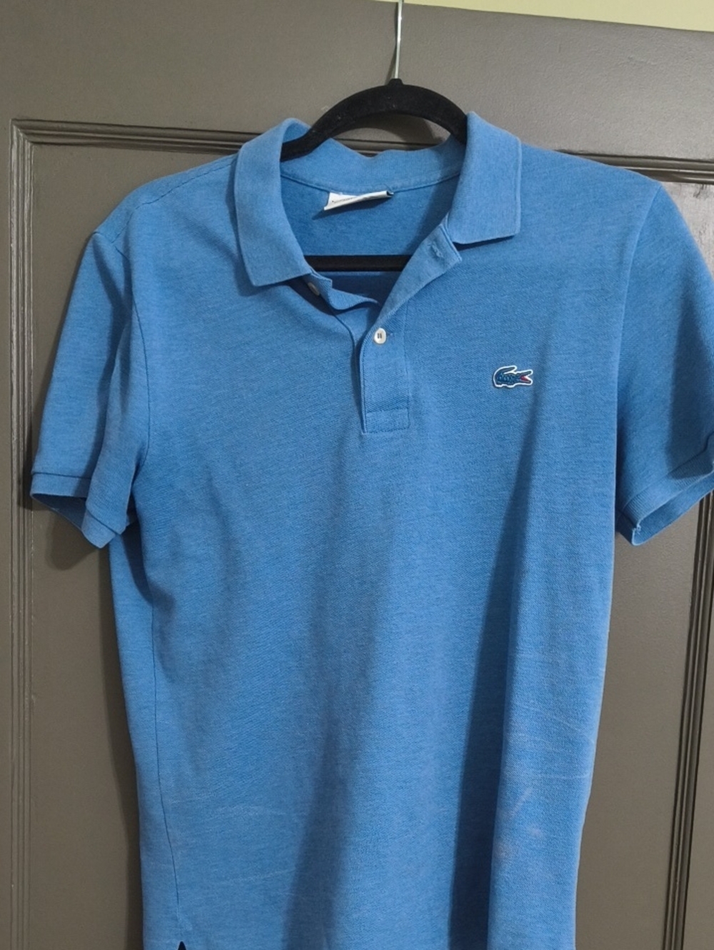 Lacoste X J. Crew Size 4 Slim Polo EuC